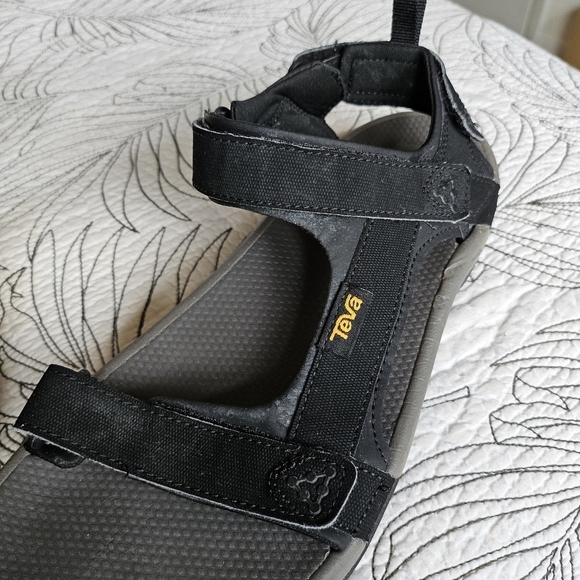 Teva Meacham Black Hiking Sandals Men's 11 - Picture 9 of 14